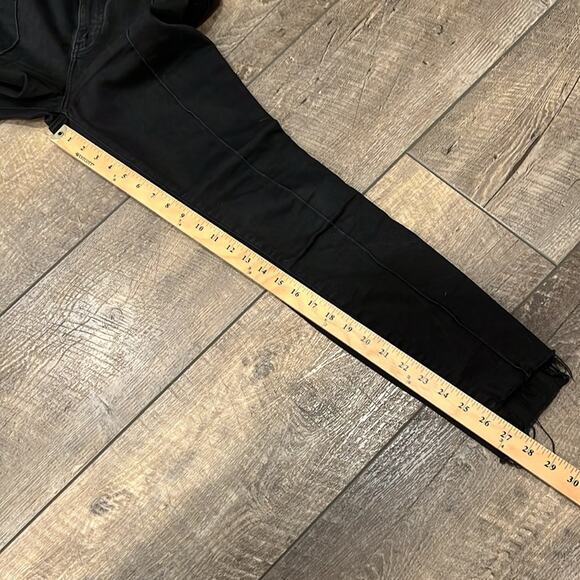 Free People Women's Seamed Leg Skinny Jean Black Wash Size 29 - Picture 7 of 12